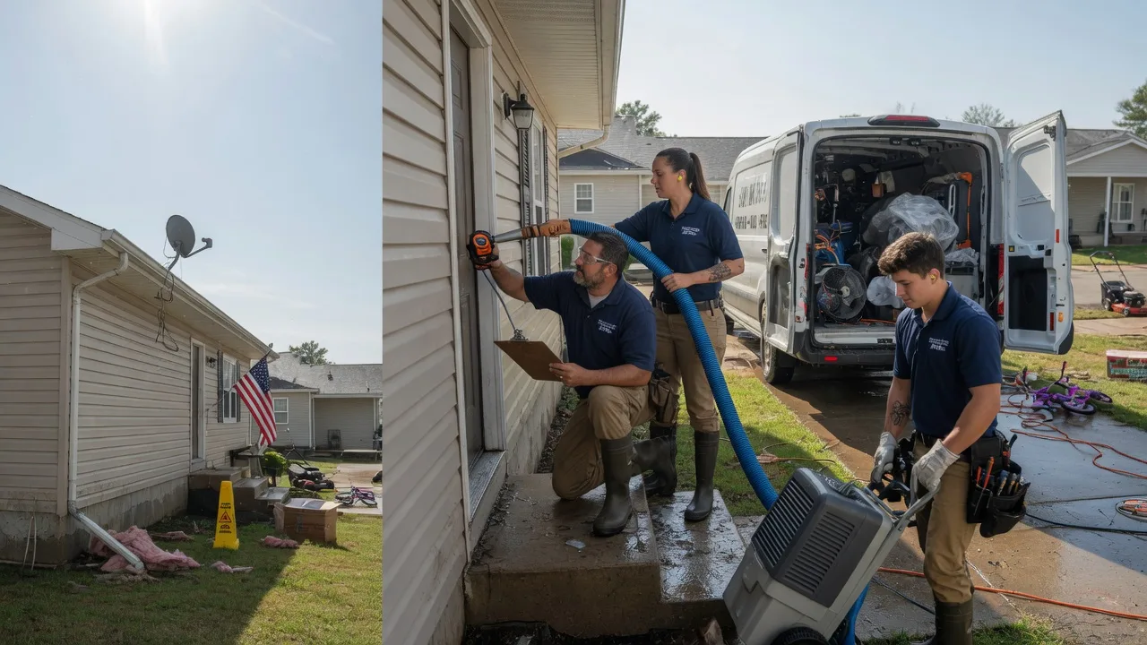 Ceiling Water Damage Restoration in Bowers, PA near me